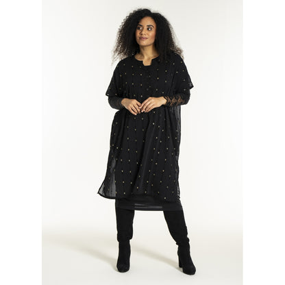 Studio SUlla Dress Dress Black with gold squares