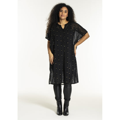 Studio SUlla Dress Dress Black with gold squares